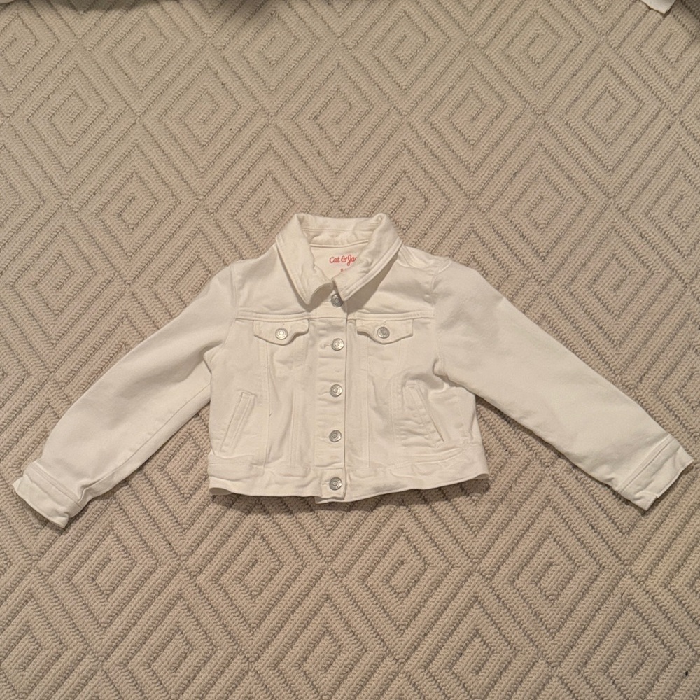 Cat & Jack White Jean Jacket for Kids
